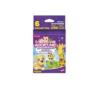 Stickers - PANINI - Adopt Me! Roblox - Blister 6 pochettes - 1 carte édition limitée - 35 stickers