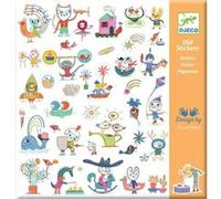 Stickers papier - 160 stickers Gazette Beige