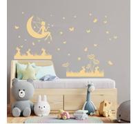 Stickers Papillons Fées Lapins Creme Mat