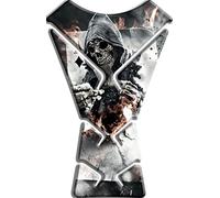 Stickers paraserbatoio tankpad résine Effet 3D - adesivi-Sticker 3D Compatible, crâne, Poker as,