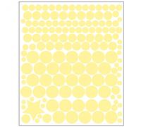 Stickers pastilles phosphorescentes (20 x 16 cm)
