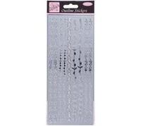 Stickers - Peel Off - Fleurs - Argent G