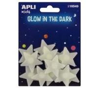 Stickers petites étoiles lumineuses Vert G