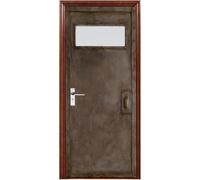 Stickers Porte Prison Sticker Porte Trompe l'oeil Prison Papier Peint Auto Adhésif, PVC Imperméable Poster Autocollants pour Salon Cuisine Chambre Salle de Bain 77 x 200 cm E618