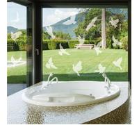 Stickers pour fenêtre - AQSACOKIYA - 16Pcs Stickers électrostatiques décoratifs - Permet d’éviter Que Les Oiseaux