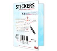 Stickers / Autocollants pour PIANO et CLAVIER de 49 à 88 touches