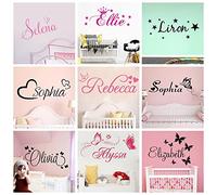 Stickers Prénom Mural Personnalisé, Chambre Bebe Nom Personnalisable, Alphabet Decoration Enfant (XL)
