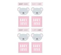 Stickers Puffies - My Little Baby - Girl - 12 motifs Multicolore G