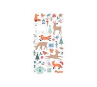 Stickers Puffies Noël - Animaux de La Forêt
