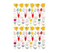 Stickers Puffy Pâques 1,4 À 3,1 Cm 68 Pièces