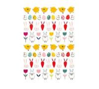 Stickers Puffy Pâques - MEGACREA DIY - 68 pièces - Relief 3D - Décoration enfantine - Multisurface