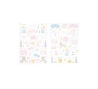Stickers pyjama party - 150PCS