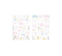 Stickers pyjama party - 150PCS