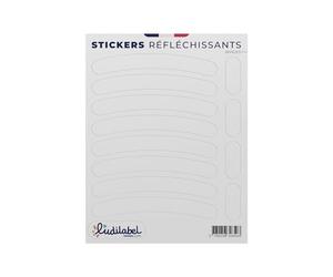 Stickers Réfléchissants Classe 1, Visible à 100m - Pour Vélo, Trottinette et Casque - Bandes