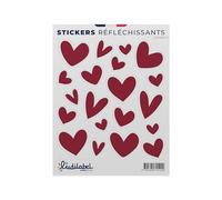 Stickers Réfléchissants Classe 1, Visible à 100m - Pour Vélo, Trottinette et Casque (Coeurs)