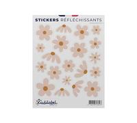Stickers Réfléchissants Classe 1, Visible à 100m - Pour Vélo, Trottinette et Casque - Marguerites