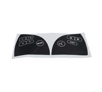 Stickers Réparation Boutons pour lexus pour es350 2007-2012 | Restaure l'apparence des boutons, caractères pour blancs , adhésion forte, résistant au soleil