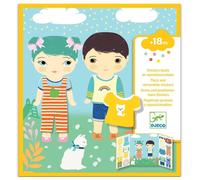 Djeco Stickers repositionnables jaune TU