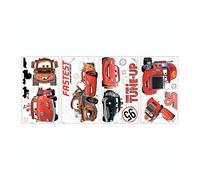 Stickers repositionnables Flash McQueen et ses amis Disney Cars 25,4CM X 45,7CM