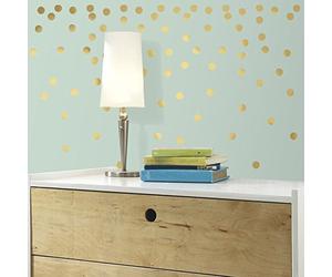 Stickers Repositionnables Confettis Dorés