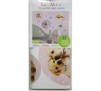 Stickers repositionnables de chiots mignons