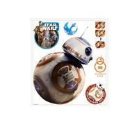 Stickers repositionnables droïde BB-8, Star Wars Episode VII 49x30