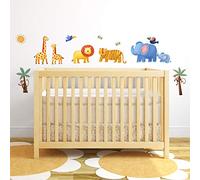 Stickers Repositionnables Jungle Adventure, 4.45 cm. 3 .81 cm by 32.39 cm. 17 .78 cm