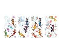 Stickers repositionnables la Fée Clochette et ses amies personnages Disney