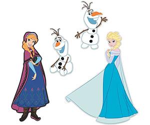 Stickers Repositionnables la Reine Des Neiges en Relief 3D