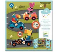 Stickers repositionnables les voitures Vert G