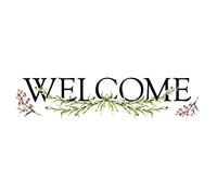 Stickers Repositionnables Message Welcome - Bienvenue