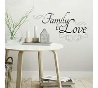 Stickers Repositionnables Messge Family Is Love