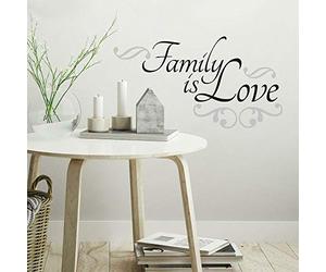 Stickers Repositionnables Messge Family Is Love