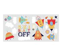 Stickers Repositionnables Navettes Spaciales - Shoot For the Moon