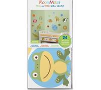 Stickers repositionnables polka animaux de la jungle