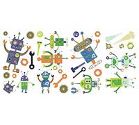 Stickers Repositionnables Robots