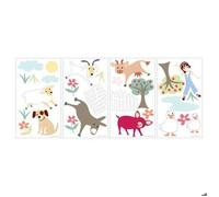 Stickers repositionnables sur le thème des animaux à la ferme