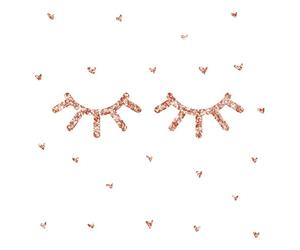 Stickers Repositionnables Yeux avec Paillettes