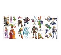 Stickers Muraux Nintendo Moyens - Zelda Ocarina Of Time 3d 18x20cm