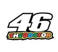 Stickers rétro réfléchissant pour Casque 46 The Doctor