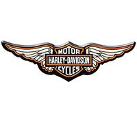 Stickers rétro réfléchissant pour casque de moto Harley Davidson ailes Résine