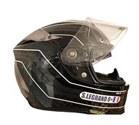 Stickers rétro réfléchissant pour Casque de Moto personnalisé (nom + Groupe sanguin + Pays) Pack de 2