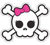 Stickers rétro réfléchissant pour Casque de Moto tête de Mort