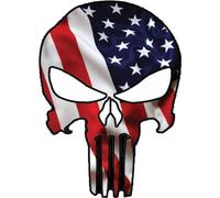 Stickers rétro réfléchissant pour Casque de Moto The Punisher
