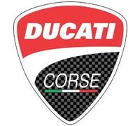 Stickers rétro réfléchissant pour Casque Ducati Corse
