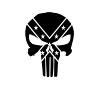 Stickers rétro réfléchissant The Punisher