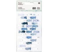 Stickers Rico Design - Poissons - 80 pcs
