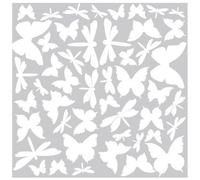 Stickers - ROOMMATES - Lot de 80 Papillons et Libellules Lumineux - Repositionnables - 10,1 x 44,1 cm - Vinyle