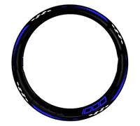 Stickers Roue Autocollants Réfléchissants pour Jantes De Moto pour Kawasaki pour VERSYS1000 pour VERSYS 1000 Kit Complet Stickers pour Moyeux Et Autocollant Jante Moto(Couleur 14)