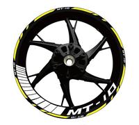 Stickers Roue Autocollants Réfléchissants pour Jantes De Moto pour Yamaha MT10 MT-10 MT 10 (2019-2023) - Kit Protection Autocollant Jante Moto(Couleur 15)